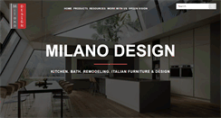 Desktop Screenshot of milanodesign.us