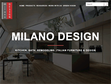 Tablet Screenshot of milanodesign.us